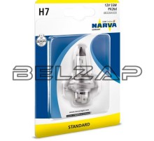 Лампа 12V H7 55W PX26d блистер (1шт.) Standard, 483284000, NARVA